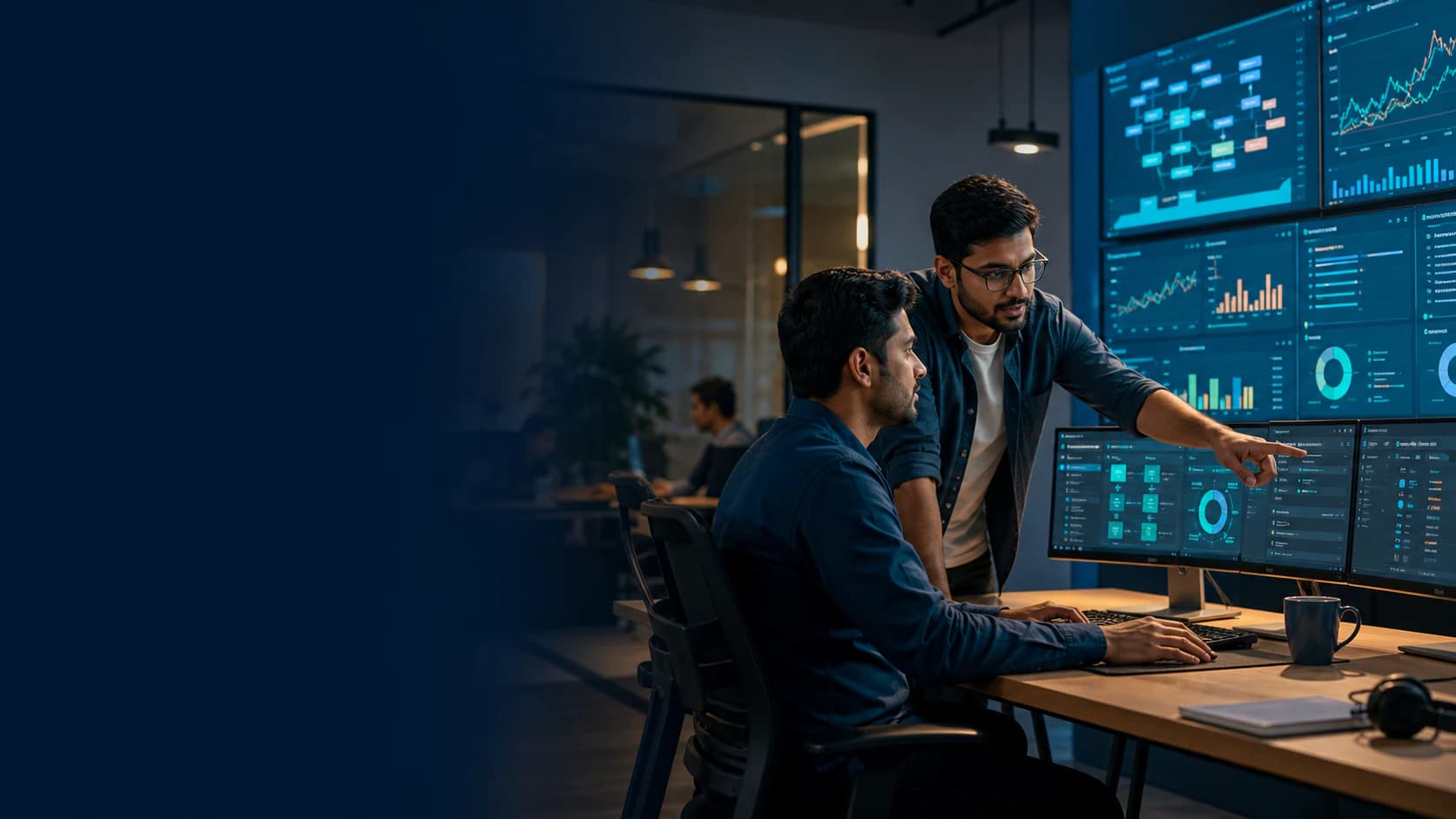AAITS application support engineers reviewing platform health